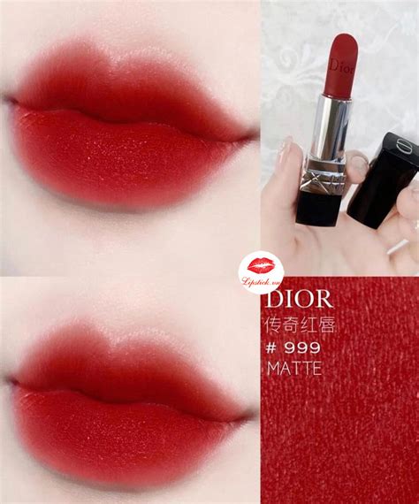 dior rouge 999 lipstick review|dior 999 matte vs velvet.